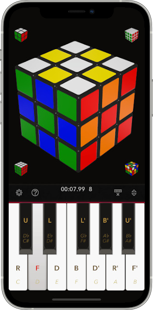 PianoCube Main Screen