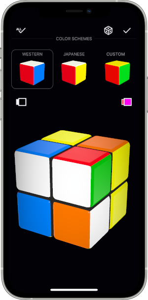 CubePal Color Schemes