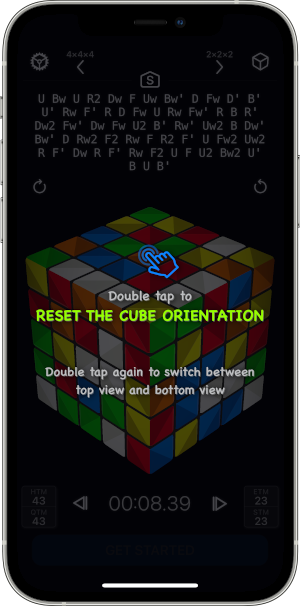 CubePal Cube Orientation Reset and Control
