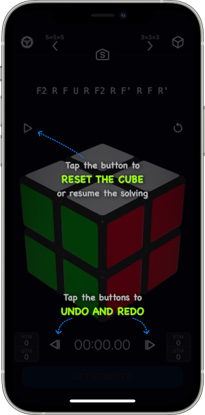 CubePal Reset the Cube to Solved State