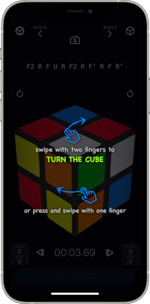 CubePal Cube Turn Gesture